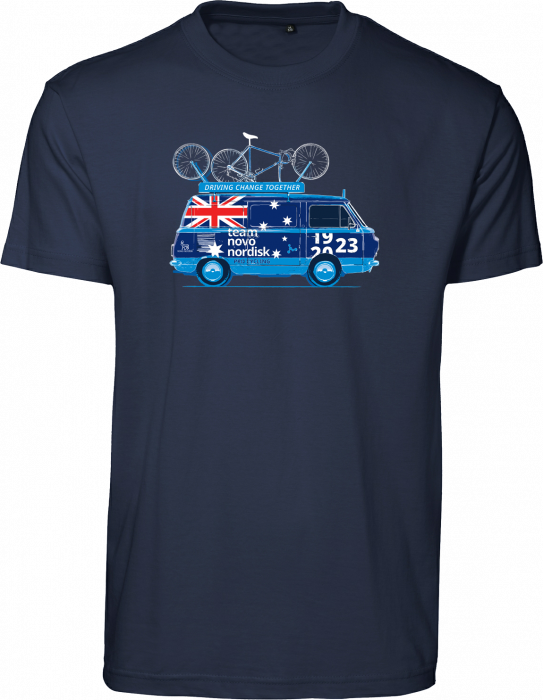 ID - Tnn Country T-Shirt Men - TNN Australia Bus - Marine