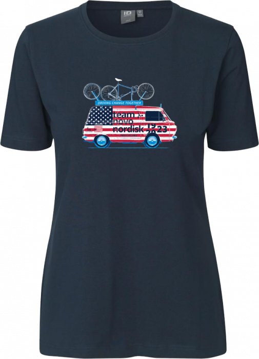 ID - Tnn Country T-Shirt Women - TNN USA Bus - Navy