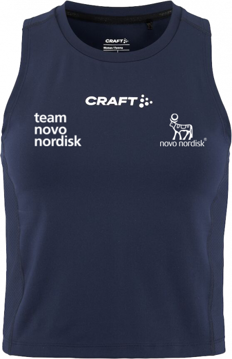 Craft - Tnn Crop Singlet Dame - Navy blå