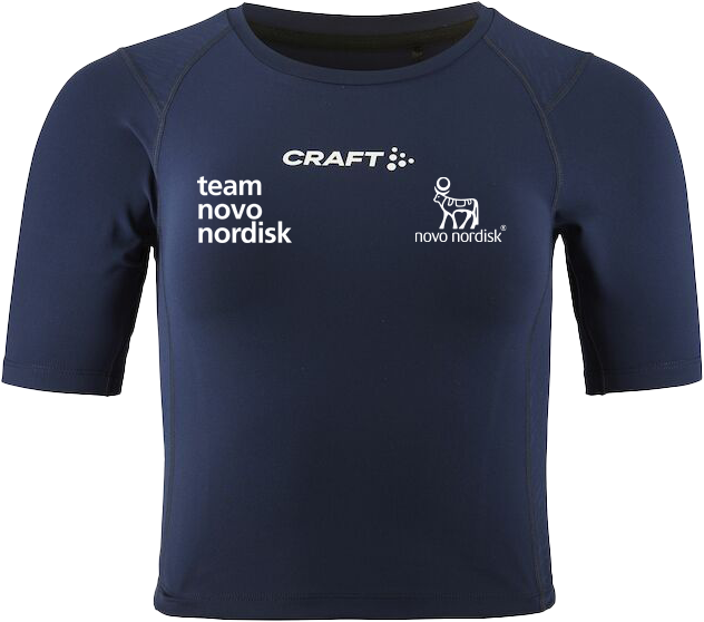 Craft - Tnn Crop Tee Dame - Navy blå