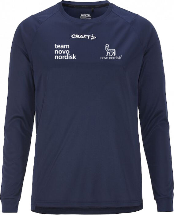 Craft - Tnn Langærmet Løbe T-Shirt Herre - Navy blå