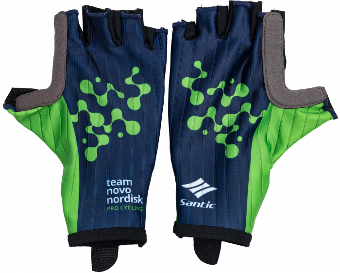 Santic - Tnn 2024 Summer Gloves - Marine & tnn green