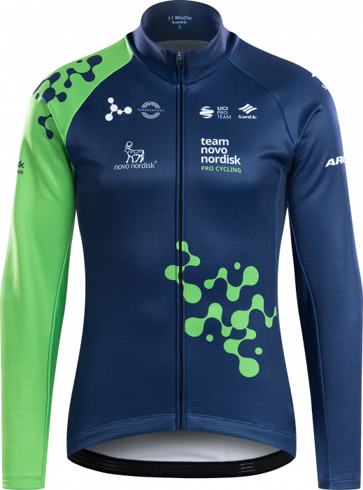 Santic - Tnn Winter Jacket 2024 - Marinho & tnn green