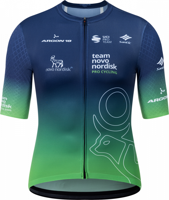 Santic - Tnn Racefit Jersey 2026 - Marine & tnn green