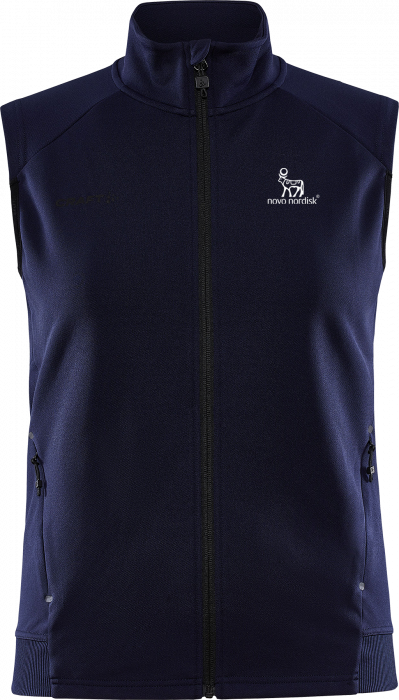 Craft - Tnn Vest With Zipper Women - Marineblauw