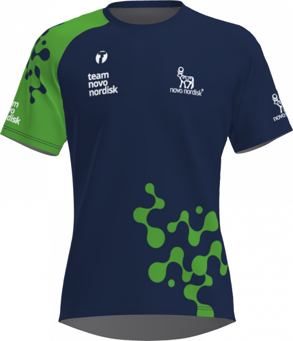 Trimtex - Tnn Løbe T-Shirt 2024 (Unisex) - TNN Navy & tnn green 24