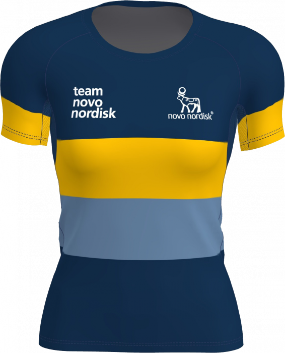 Trimtex - Tnn Running T-Shirt Women 2022 - TNN Navy & tnn yellow