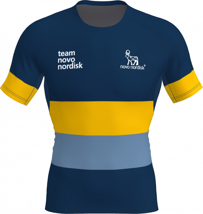 Trimtex - Tnn Løbe T-Shirt Herre 2022 - TNN Navy & tnn yellow